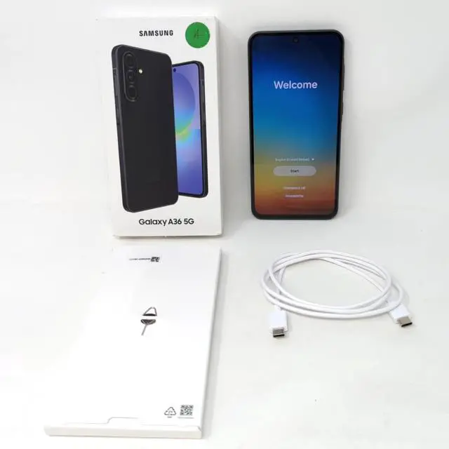 Main image of Samsung Galaxy A36 5G SM-A366E/DS 256G GSM Unlocked 6.7inch 8GB RAM Smartphone - Awesome Black - Mint