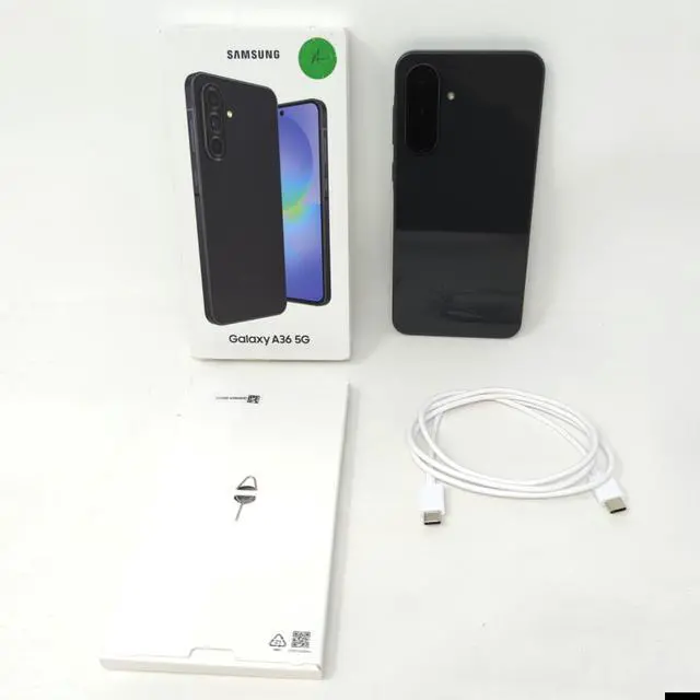 Alt view image 3 of 7 - Samsung Galaxy A36 5G SM-A366E/DS 256G GSM Unlocked 6.7inch 8GB RAM Smartphone - Awesome Black - Mint