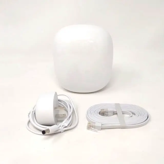 Main image of Google Nest Wifi Pro 6E AXE5400 Mesh Router Tri-Band Wi-Fi 6E 1 Pack - Snow - Mint