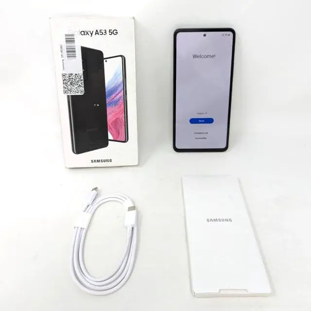 Main image of Samsung Galaxy A53 5G SM-A536U 128GB US Cellular 6.5 inch 6GB RAM Smartphone - Black - Mint