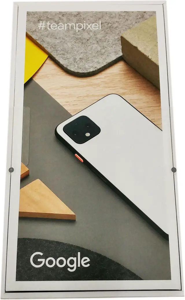 Alt view image 7 of 10 - Google Pixel 4 128GB G020l GSM + CDMA Factory Unlocked 4G LTE 5.7" P-OLED Display 6GB RAM Snapdragon 855 GOOGLE EDITION  Smartphone - Clearly White