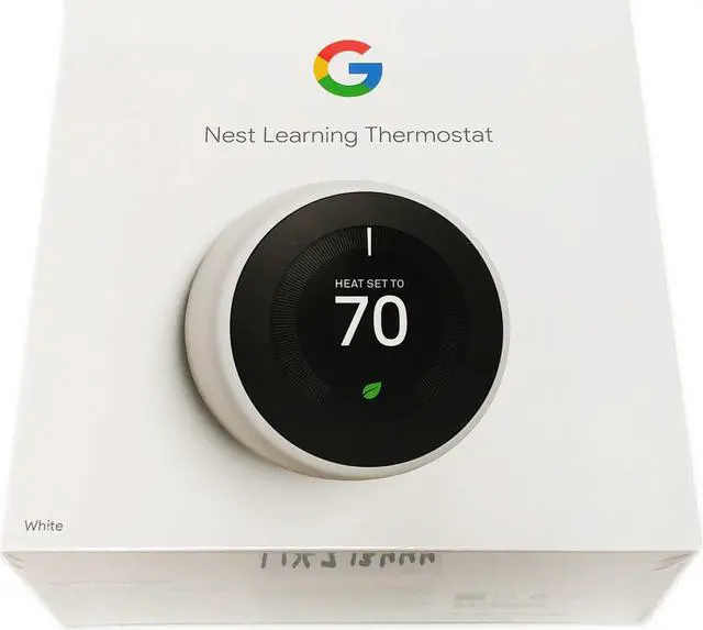 Alt view image 6 of 10 - Google Nest Learning Thermostat - Programmable Smart Thermostat for Home - 3rd Generation Nest Thermostat - Works with Alexa