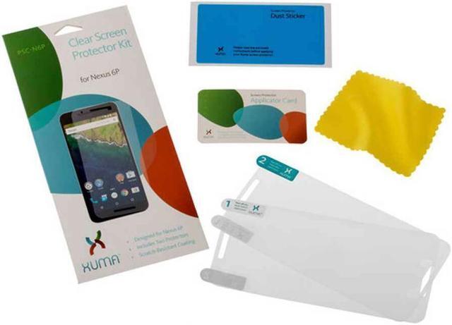 Alt view image 2 of 4 - XUMA - Clear Screen Protector Kit for Nexus 6P - 2 pack