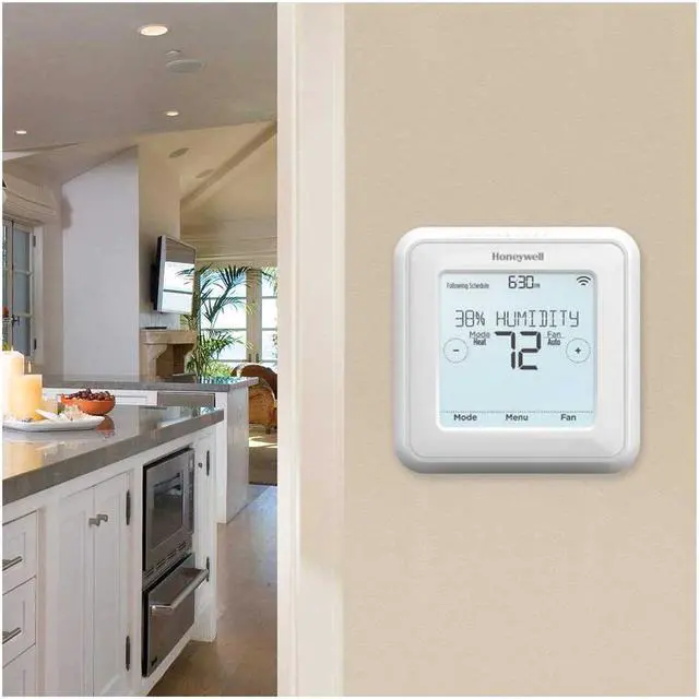 Alt view image 4 of 4 - Honeywell - TH6320ZW2003 - T6 Pro Series Z-wave Stat