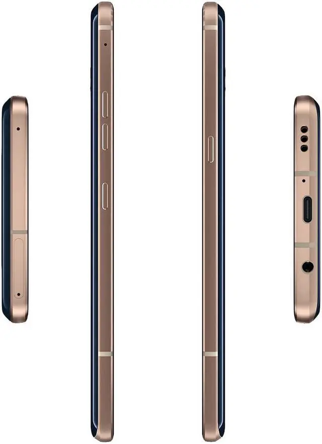 Alt view image 3 of 6 - LG V60 ThinQ 5G LM-V600AM 128GB GSM Unlocked 6.8 in P-OLED Display 8GB RAM Triple 64MP + 13MP + 0.3 MP Camera Smartphone - Classy Blue