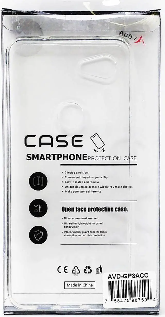 Main image of Google Pixel 3a Slim Design Ultra Transparent Scratch resistant AVODA TPU Crystal Clear Case