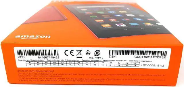 Alt view image 20 of 20 - Amazon Fire 7 2019 7" Tablet 16GB Plum B07HZQBBKL