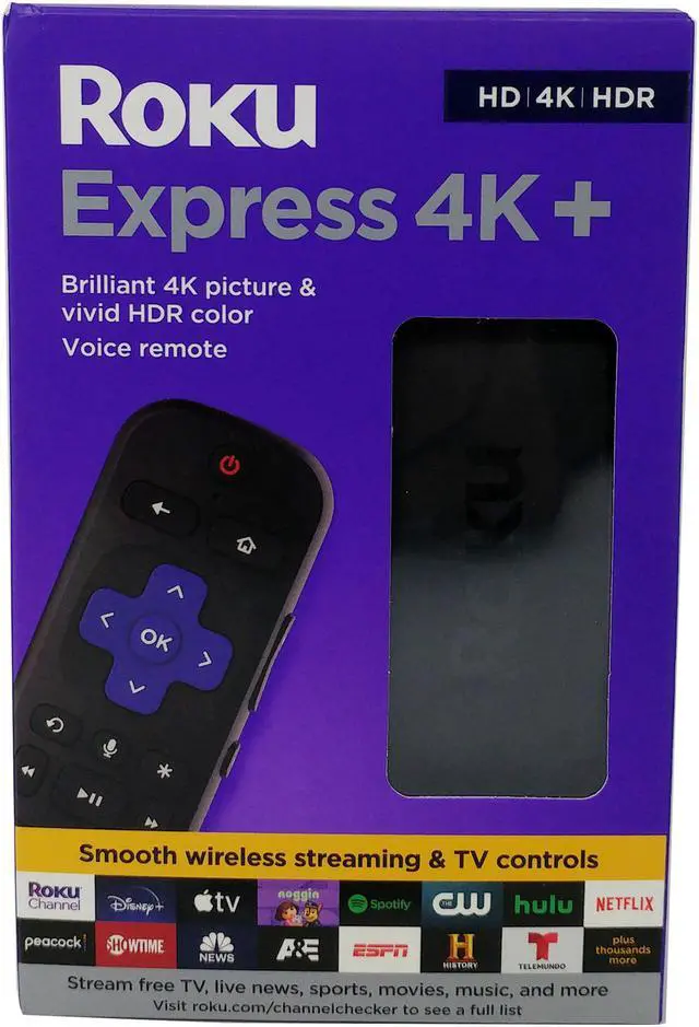 Alt view image 4 of 19 - Roku 3941R Express 4K+ Streaming Device