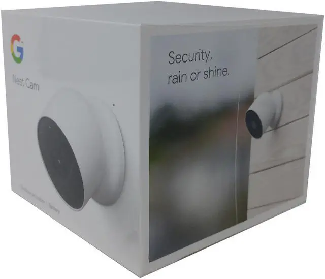 Alt view image 5 of 8 - Google Nest GA01317-US Camera Battery Outdoor/Indoor 2-Way Talk IP54-Rated Dust & Water Protection - Snow