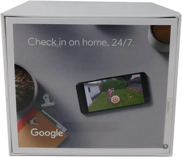 Alt view image 6 of 8 - Google Nest GA01317-US Camera Battery Outdoor/Indoor 2-Way Talk IP54-Rated Dust & Water Protection - Snow