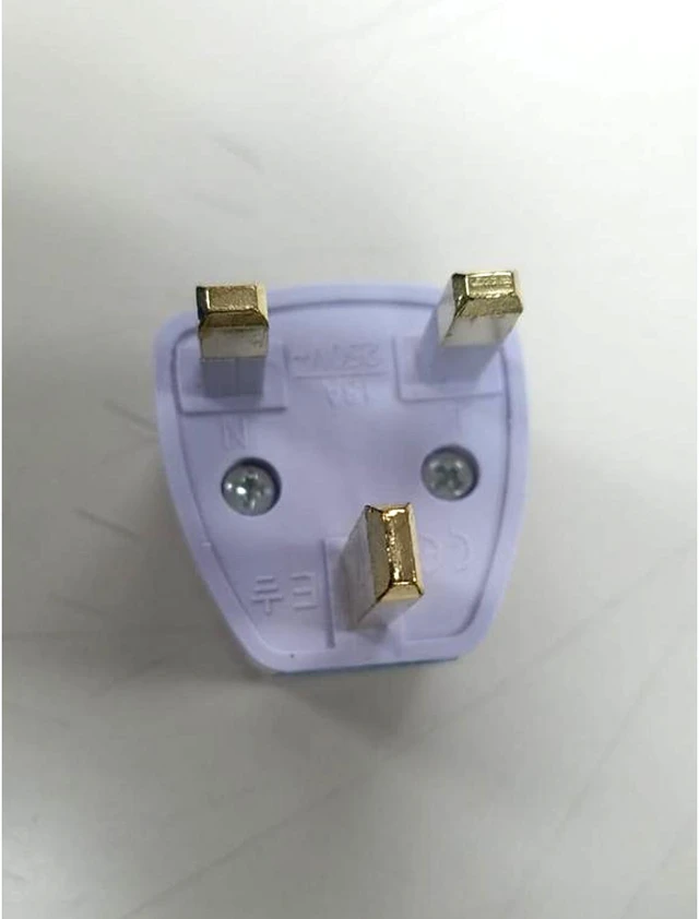 Alt view image 3 of 3 - Lot of 10 Universal UK Flat Pin 3Pin Travel Power Plugs Worldwide Adaptor Type G Plug (White)