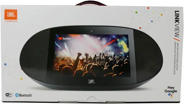 Alt view image 8 of 12 - JBL Link View Voice-Activated Bluetooth Speaker with 8" Smart Display