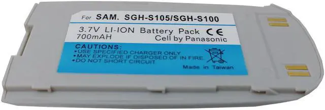 Alt view image 4 of 8 - Samsung SGH-S105 / SGH - S100 3.7V Li-ion 700 mAh Battery Pack Cell by Panasonic