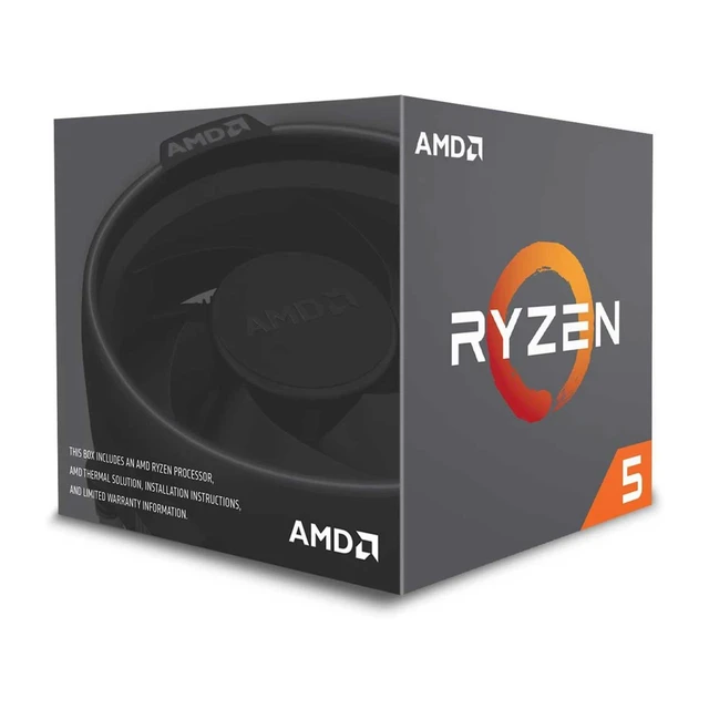 Alt view image 4 of 5 - OB AMD Ryzen 5 2600 Processor with Wraith Stealth Cooler - YD2600BBAFBOX