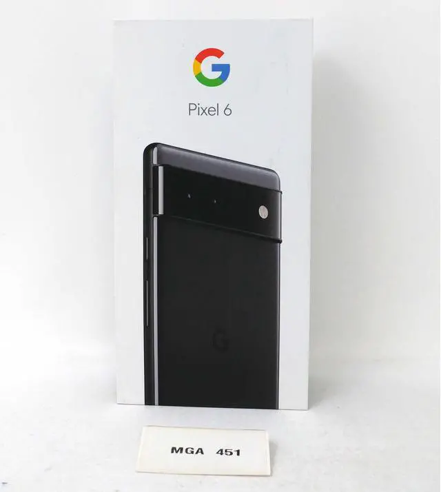 Alt view image 4 of 7 - Google Pixel 6 5G 128GB Factory Unlocked GA02900-US 6.4 in AMOLED Display 8GB RAM Smartphone - Stormy Black