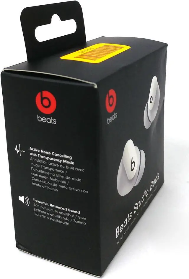 Alt view image 16 of 20 - Beats Studio Buds True Wireless Noise Cancelling Earphones (MJ4Y3LL/A) – White