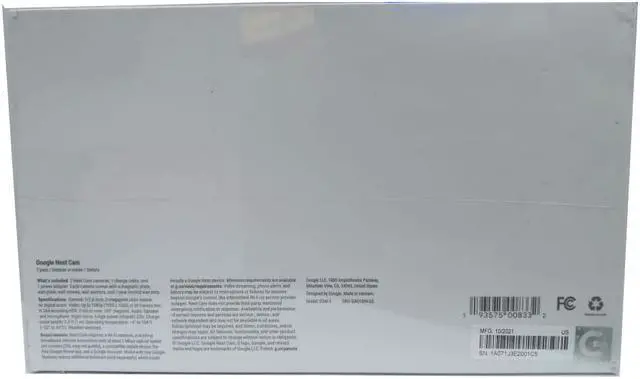 Alt view image 8 of 10 - Google Nest 1080p Indoor/Outdoor Camera (Battery, 2-pack)