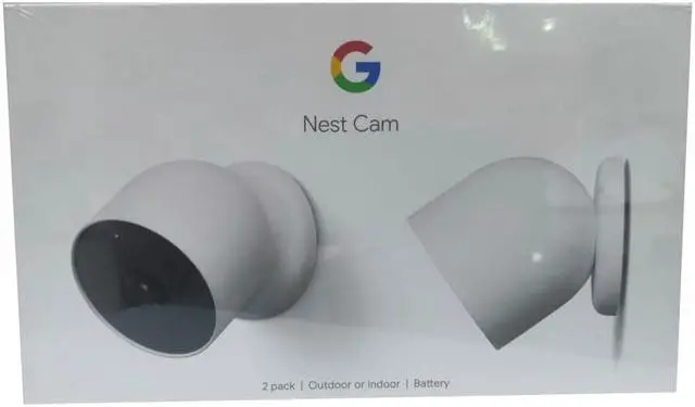 Alt view image 5 of 10 - Google Nest 1080p Indoor/Outdoor Camera (Battery, 2-pack)