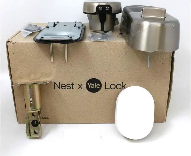 Alt view image 3 of 7 - Grade A Nest X Yale - Smart Lock with Nest Connect - Satin Nickel