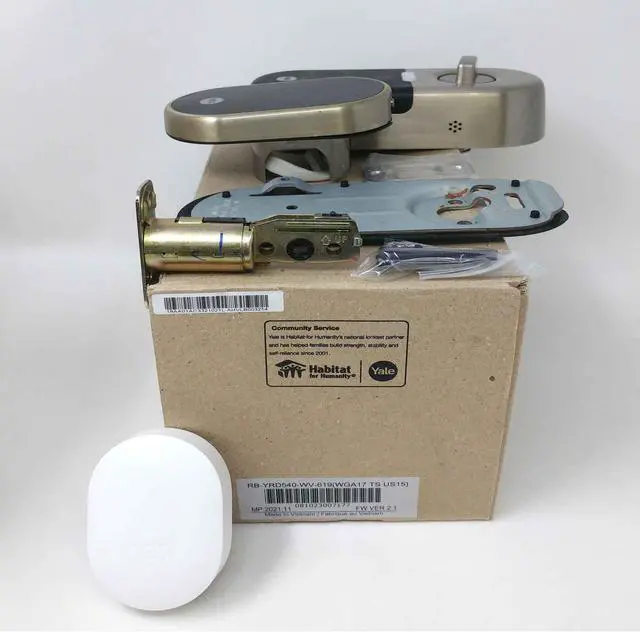 Alt view image 5 of 7 - Grade A Nest X Yale - Smart Lock with Nest Connect - Satin Nickel