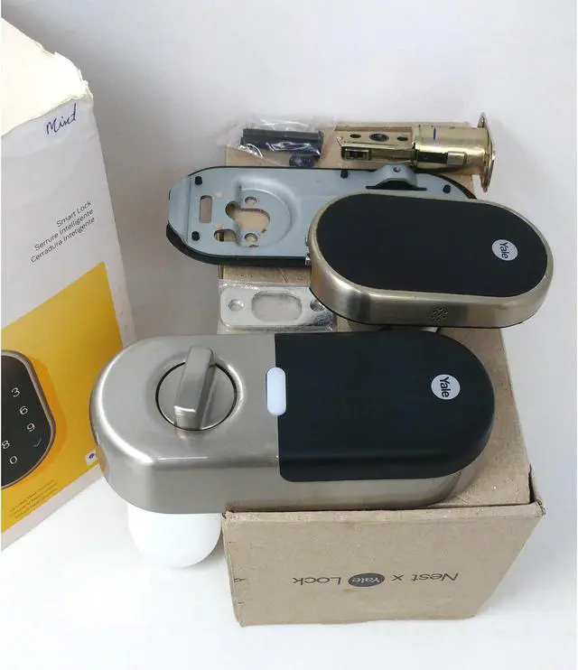 Alt view image 7 of 7 - Grade A Nest X Yale - Smart Lock with Nest Connect - Satin Nickel