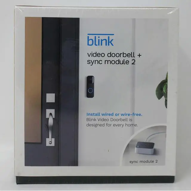 Alt view image 6 of 7 - Blink Video Doorbell + Sync Module 2 | Two-way audio, HD video, motion and chime app alerts and Alexa enabled wired or wire-free - Black