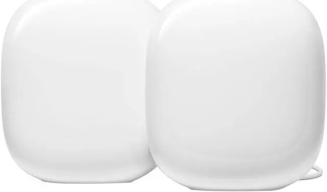 Alt view image 17 of 20 - Google Nest GA03689 Wifi Pro 6e AX5400 Mesh Router - 2 Pack - Snow