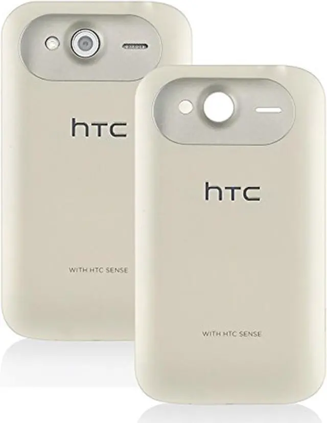 Alt view image 2 of 2 - Original Genuine OEM FOR HTC Wildfire S A510E Case Backplate Panel Fascia Plate Frame Back Battery Door Cover - White