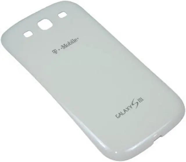 Main image of Samsung Galaxy S3 T999 Original Genuine OEM Replace Fix New For T-Mobile Original Genuine Rear Battery DoorCover - White