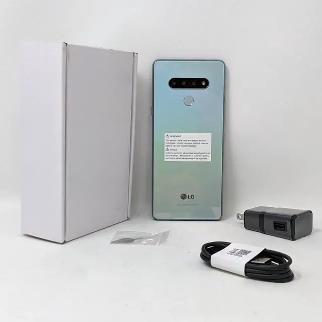 Alt view image 2 of 6 - Grade C LG Stylo 6 LM-Q730MM 64GB Metro Unlocked 6.8 inch IPS LCD Display 3GB RAM Triple Camera Smartphone - White