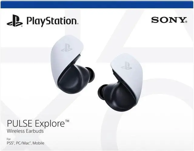 Alt view image 4 of 5 - Sony PULSE Explore Wireless In-Ear Gaming Headset for PlayStation 5 - White