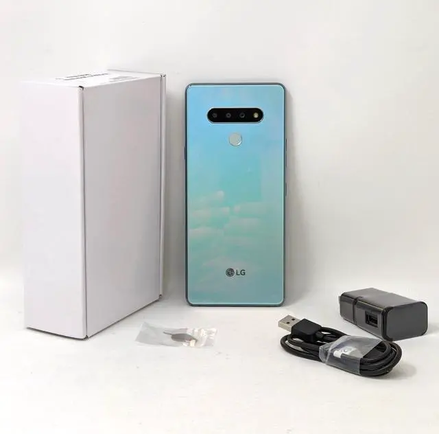 Alt view image 2 of 7 - LG Stylo 6 64GB LM-Q730QM5 GSM Unlocked 6.8 in IPS LCD Display 3GB RAM Triple 13MP + 5MP + 5MP Camera Smartphone - White - Good