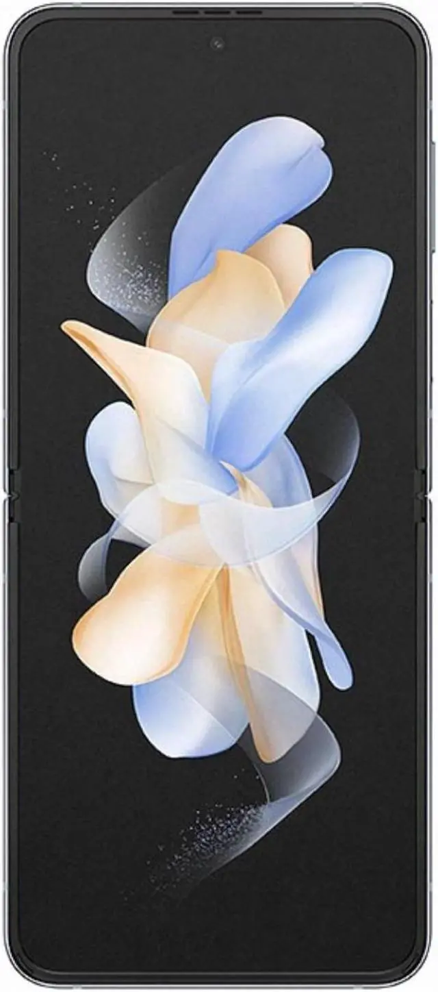 Main image of Samsung Galaxy Z Flip 4 256GB SM-F721U Factory Unlocked 6.7 inch AMOLED Display 8GB RAM Dual 12 MP + 12 MP Camera Smartphone - Blue