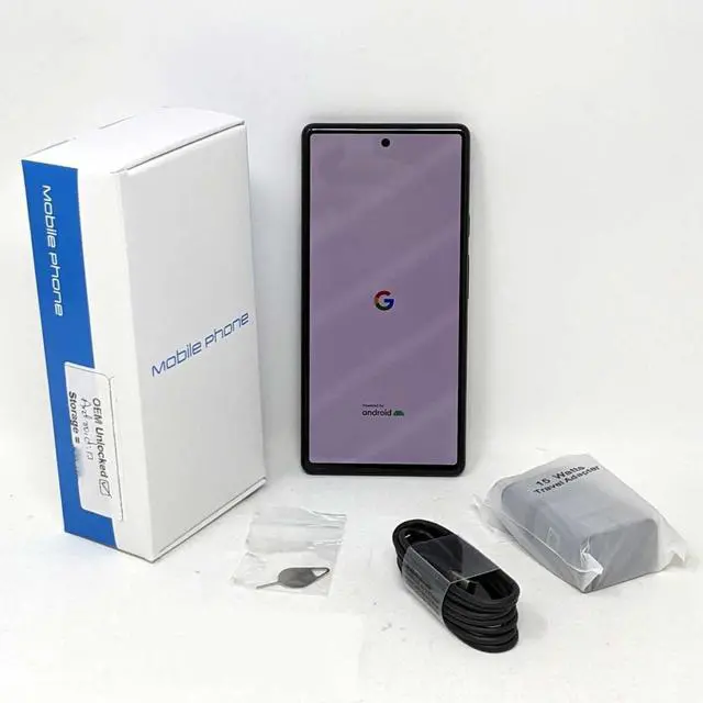 Main image of Google Pixel 6 G9S9B 5G 256GB Unlocked 6.4 inch 8GB RAM Smartphone - Black - Fair