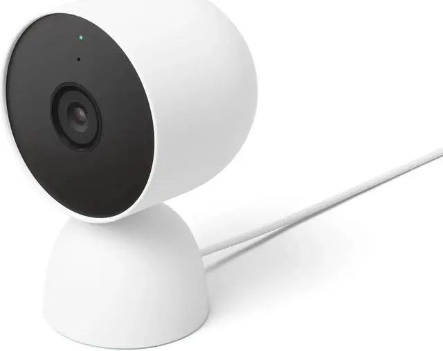 Alt view image 4 of 11 - Google Nest Indoor Cam (Wired) - Snow