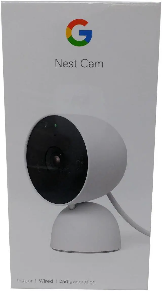 Alt view image 5 of 11 - Google Nest Indoor Cam (Wired) - Snow