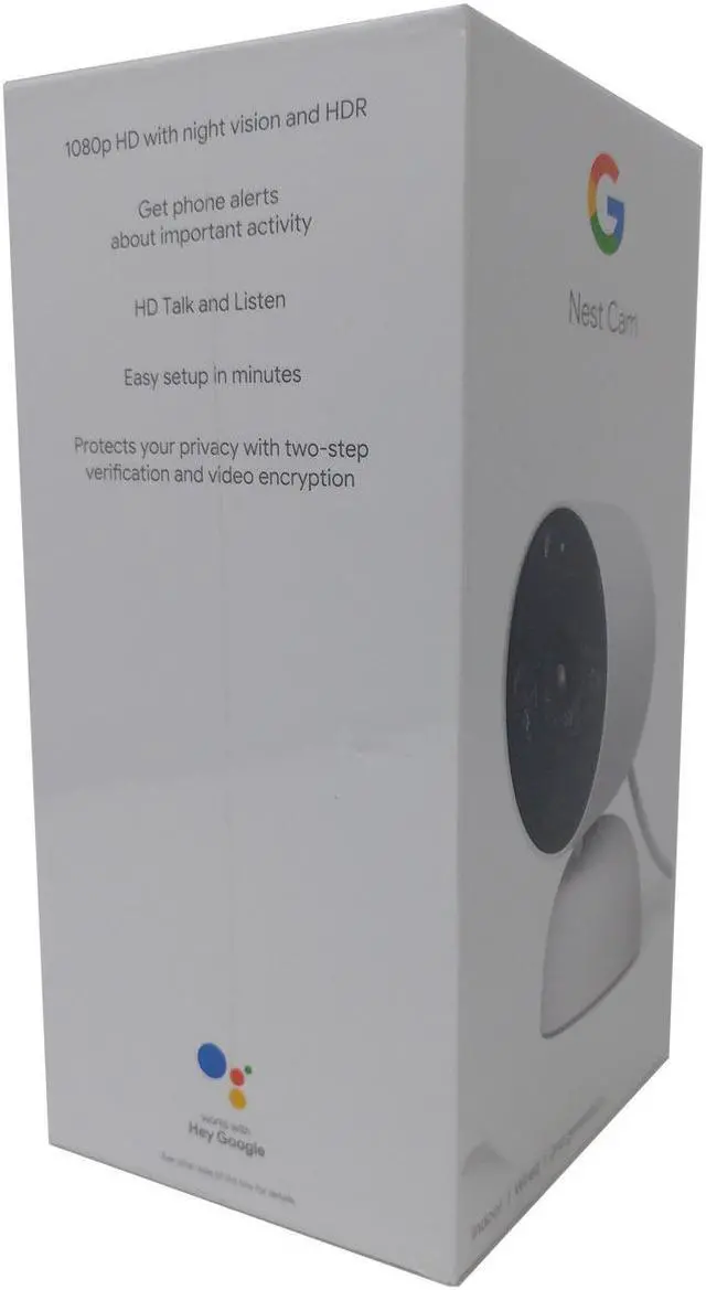 Alt view image 10 of 11 - Google Nest Indoor Cam (Wired) - Snow