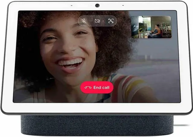 Main image of Google Nest Hub Max GA00426-US 10" Smart Display with Google Assistant - Charcoal - Open Box