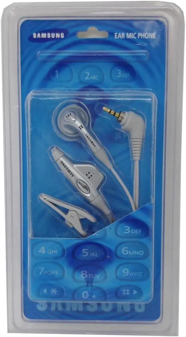 Alt view image 2 of 7 - Samsung Factory Original 2.5MM Universal Mono Headset with 3.5MM Adaptor for All Apple iPad/iPhone and for All Cell Phones (AEP010SLEB)