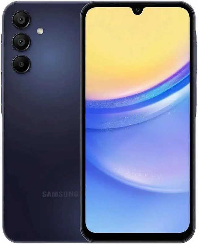 Alt view image 3 of 5 - Samsung Galaxy A15 5G SM-A156U 128GB Verizon Prepaid Only 6.5 in 4GB RAM Smartphone - Blue Black