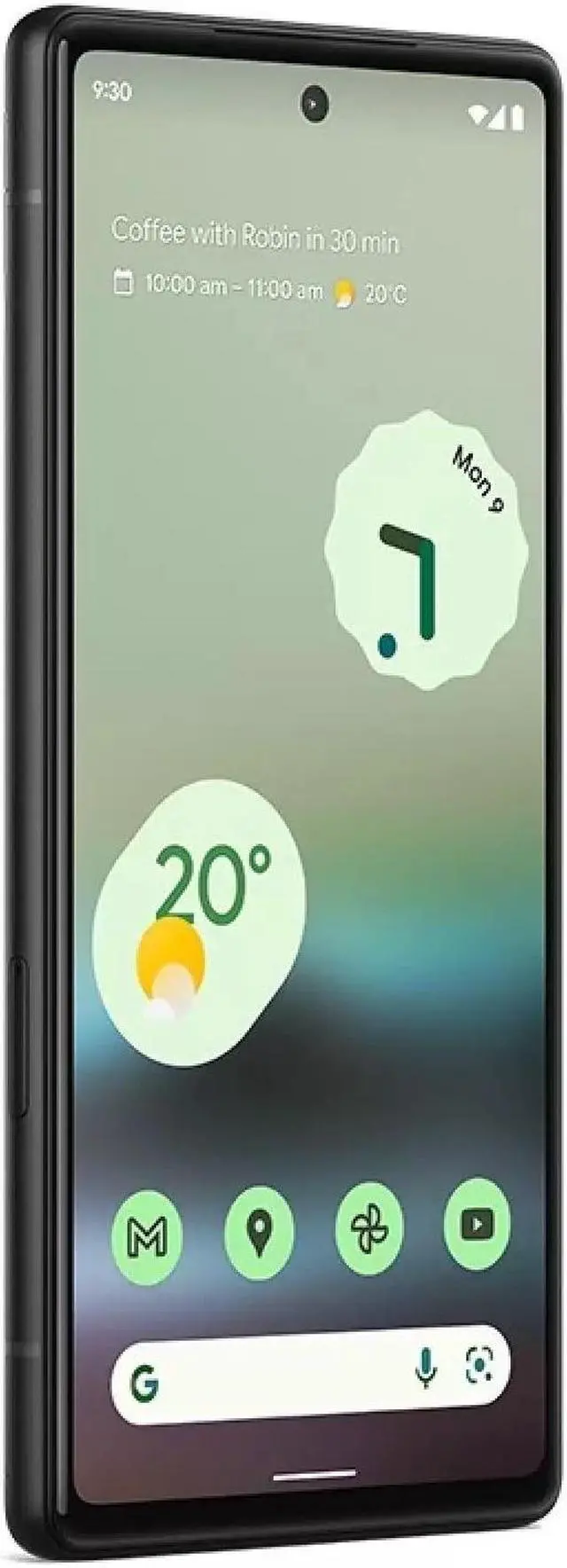 Alt view image 7 of 7 - Google Pixel 6a 5G GX7AS 128GB Verizon Prepaid Only 6.1 in 6GB RAM Smartphone - Charcoal - Mint