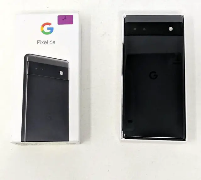 Main image of Google Pixel 6a 5G GX7AS 128GB Verizon Prepaid Only 6.1 in 6GB RAM Smartphone - Charcoal - Mint