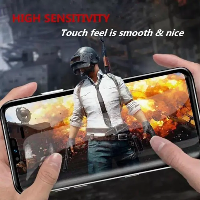 Alt view image 6 of 7 - LG V40 ThinQ Premium Tempered Glass Screen Protector-4 pack