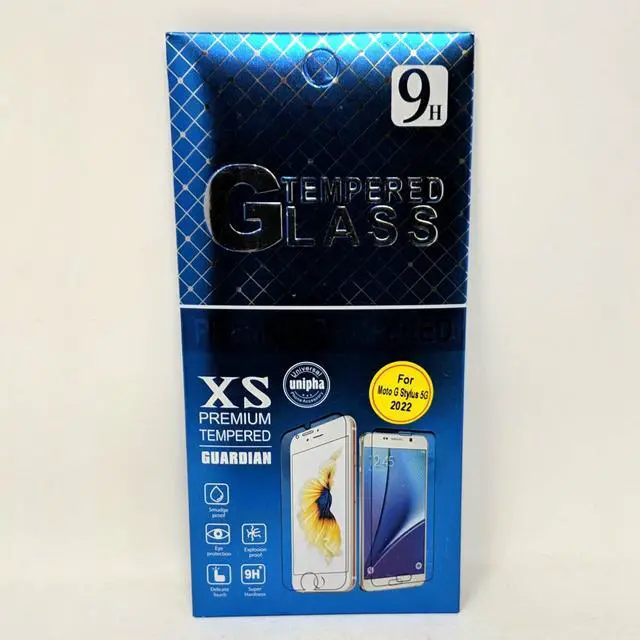 Alt view image 3 of 3 - Moto G stylus 5G 2022 Unipha Universal Premium 6.8" Tempered Glass- 2 Pack