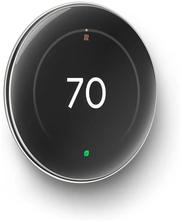Alt view image 4 of 7 - Google Nest Learning Thermostat Pro Edition with Temperature Sensor (4th Gen, 2024) Smart Energy Saving, Advanced Calibration, Adaptive Eco, Compatible with Alexa & Google Home (Polished Silver)