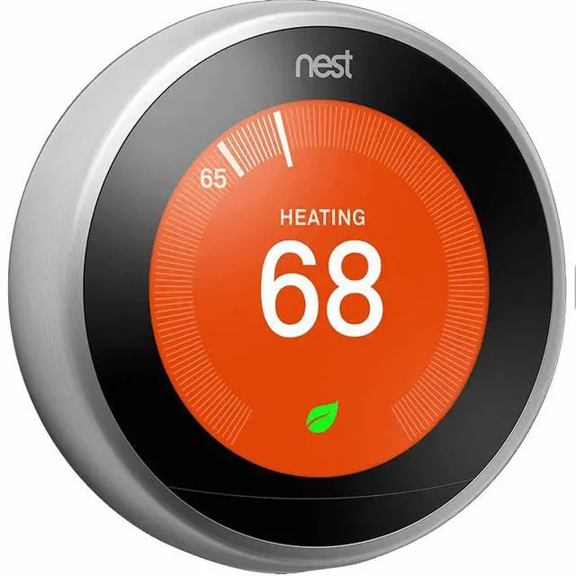 Alt view image 2 of 6 - Nest T3008US Learning Pro Edition 3rd Generation Thermostat - Stainless Steel
