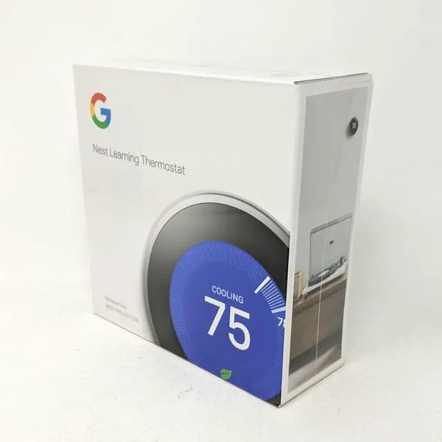 Alt view image 6 of 6 - Nest T3008US Learning Pro Edition 3rd Generation Thermostat - Stainless Steel