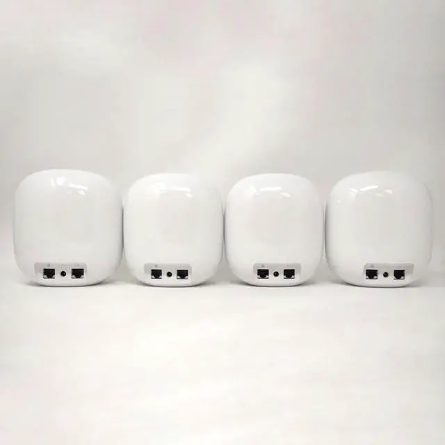 Alt view image 4 of 4 - Google Nest Wifi Pro 6e AXE5400 Tri-Band GA03030-US Mesh Router 4 Pack - Generic Box- Snow - Mint