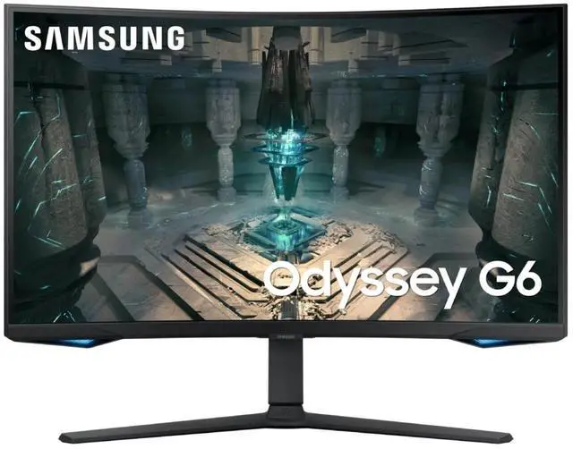 Main image of SAMSUNG 32" Odyssey G65B QHD 240Hz 1ms (GTG) HDR 600 Gaming Hub Curved Gaming Monitor - Black- OB