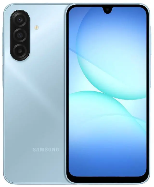 Alt view image 3 of 7 - Samsung Galaxy A17 4G 128GB GSM Unlocked 6.7inch 6GB RAM Smartphone - Light Blue -New